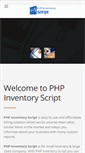 Mobile Screenshot of phpinventoryscript.com